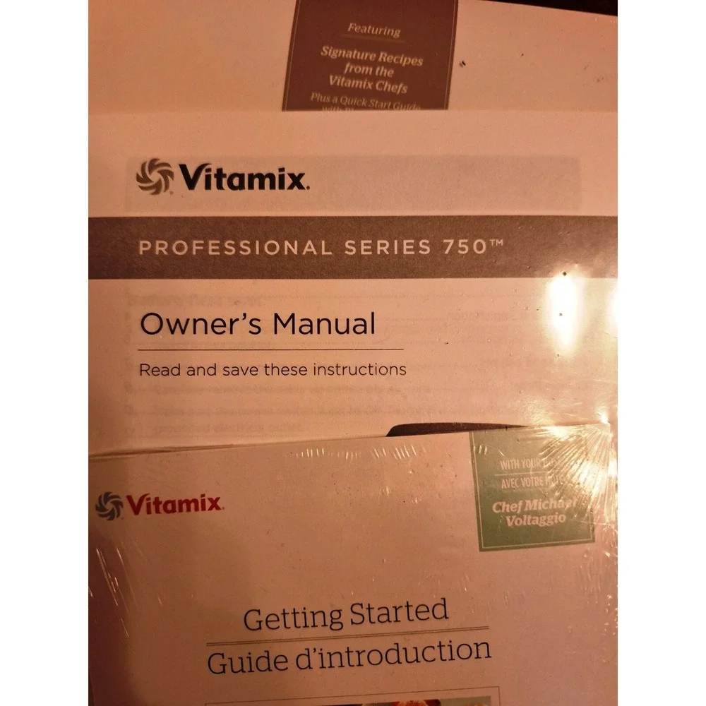 Vitamix G-Series Introduction to High Performance Blending Owners Man & CD New